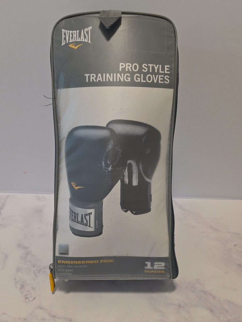 Everlast Black and Silver Pro Style Training Gloves